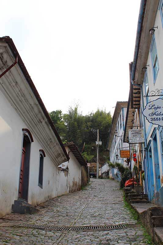Ruas de Ouro Preto - Turismo em Minas Gerais