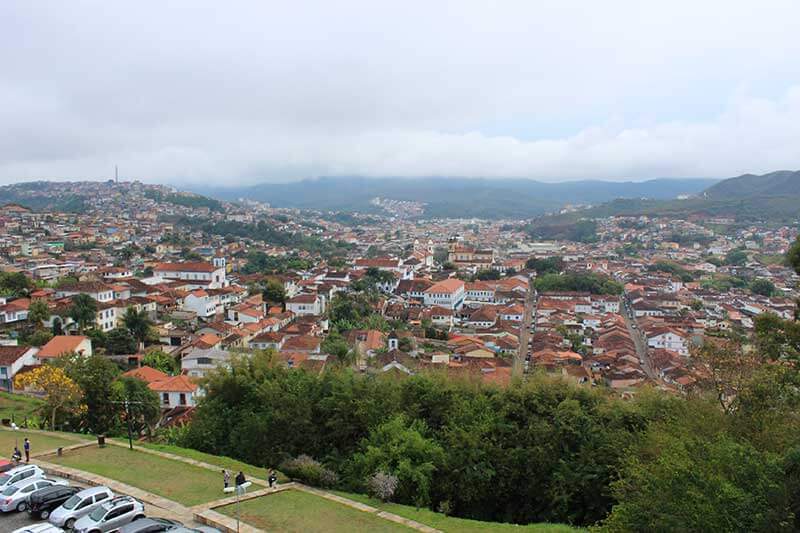 Vista de Mariana - Torre Basílica São Pedro - Pontos Turísticos de Minas Gerais