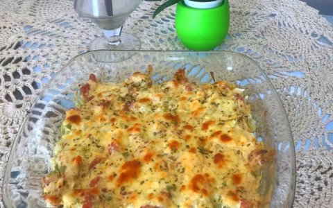 Repolho Gratinado - Receitas com Repolho