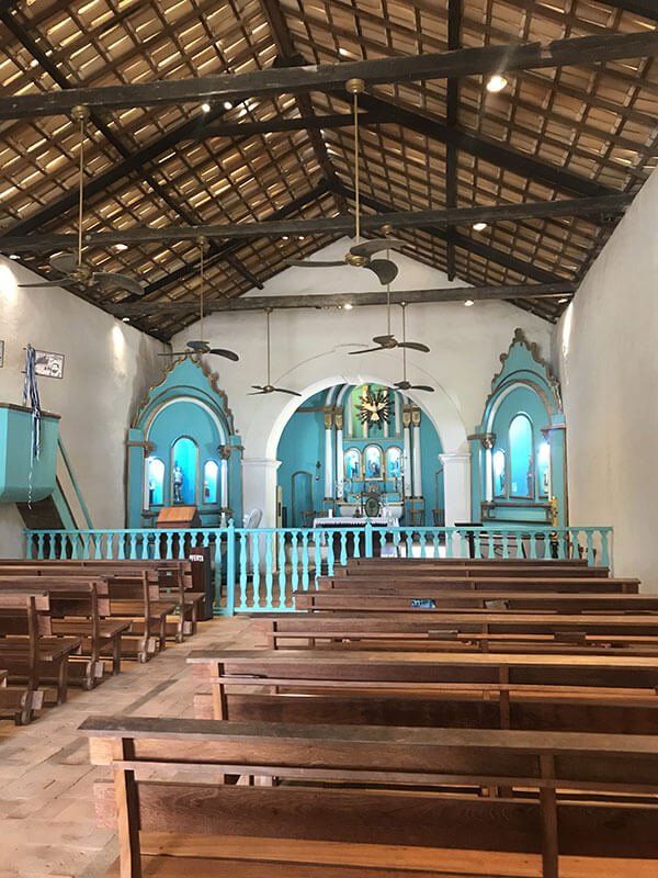 Interior da Igreja de São João Batista - Igreja do Quadrado
