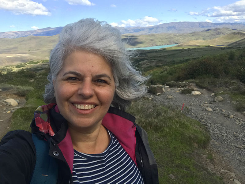 Caminho de vota da Torres del Paine